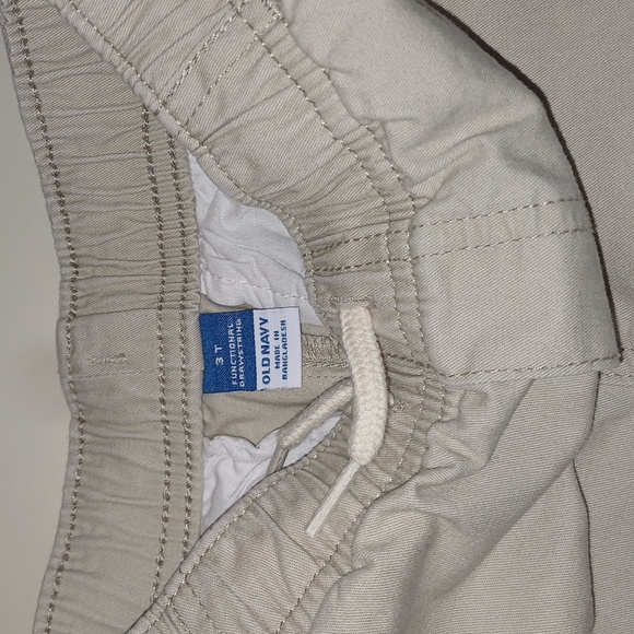 Boys 3T pants set of 2 old navy stretch waist - Picture 2 of 4